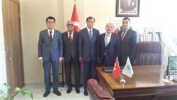 Çin Halk Cumhuriyeti İzmir Başkonsolosu Lui Zengxian Müdürlüğümüzü ziyaret etti.